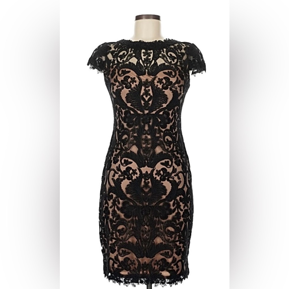 Tadashi Shoji Black Lace Dress